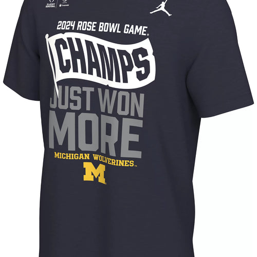 Michigan Wolverines Jordan 2024 Rose Bowl Champions Locker Room T-Shirt - Fan Shop TODAY