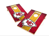 Kansas City Chiefs 2' x 3' Solid Wood Cornhole Board Tailgate Set - Fan Shop TODAY