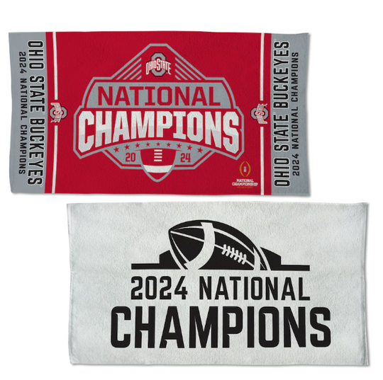 Ohio State Buckeyes 2024 National Champions 22" x 42" Locker Room Towel - Fan Shop TODAY