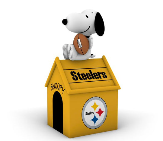 Pittsburgh Steelers NFL Inflatable Peanuts Snoopy Dog House 5' - Fan Shop TODAY