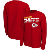 Kansas City Chiefs Nike Sideline Line of Scrimmage Long Sleeve T-Shirt - Fan Shop TODAY