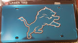 Lions NFL Mirror License Plate (Blue) - Fan Shop TODAY