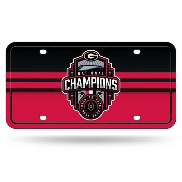 Georgia Bulldogs 2022 National Champions Metal License Plate - Fan Shop TODAY