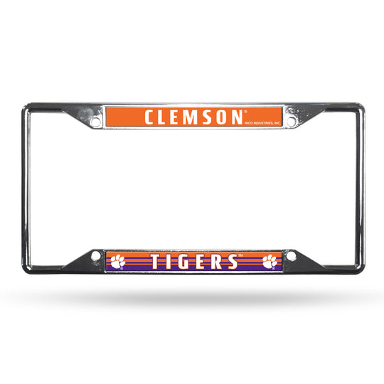 Clemson Tigers NCAA Chrome License Plate Frames - Fan Shop TODAY