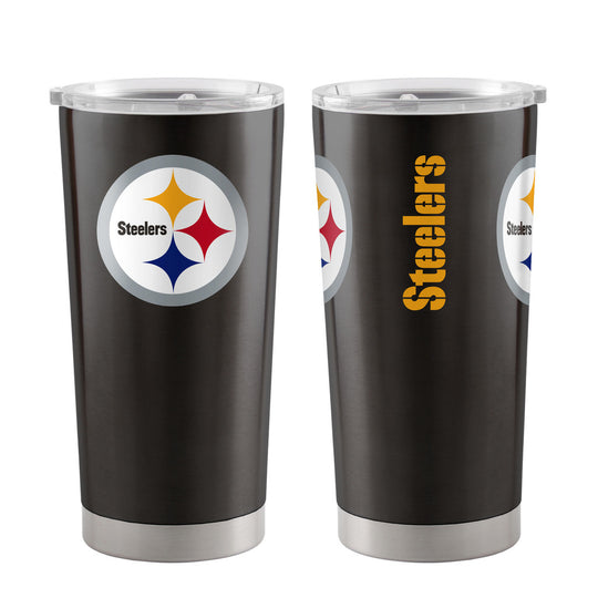 Steelers NFL Travel Tumbler 20 oz Ultra Flared Black - Fan Shop TODAY