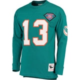 Miami Dolphins Dan Marino Throwback Name & Number Long Sleeve T-Shirt - Fan Shop TODAY