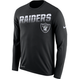 Las Vegas Raiders Nike Sideline Line of Scrimmage Long Sleeve T-Shirt - Fan Shop TODAY