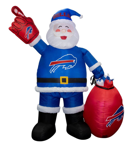 Buffalo Bills NFL 7' Inflatable Santa - Fan Shop TODAY