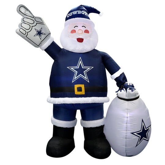 Dallas Cowboys NFL Inflatable Santa 7' - Fan Shop TODAY