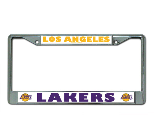 Lakers NBA Chrome License Plate Frames - Fan Shop TODAY