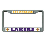 Lakers NBA Chrome License Plate Frames - Fan Shop TODAY