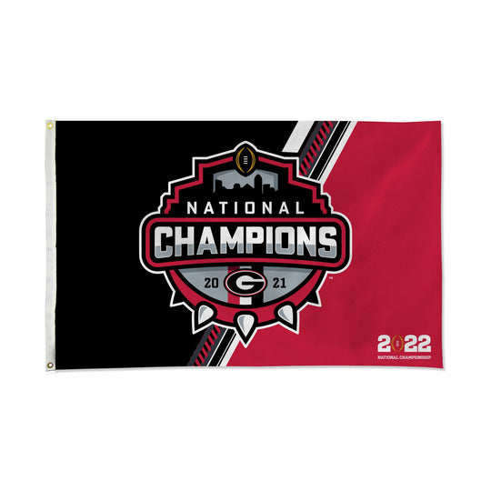 Georgia Bulldogs 2021 National Champions 3' x 5' Banner Flags - Fan Shop TODAY