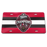 Georgia Bulldogs 2022 National Champions Laser Mirror License Plates - Fan Shop TODAY