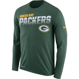 Green Bay Packers Nike Sideline Line of Scrimmage Long Sleeve T-Shirt - Fan Shop TODAY