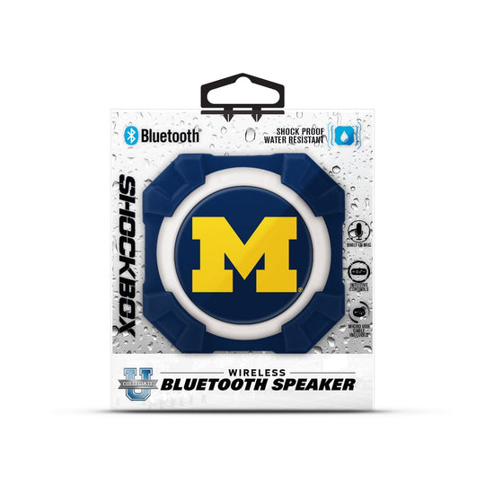 Michigan Wolverines NCAA Shockbox LED Wireless Speaker - Fan Shop TODAY