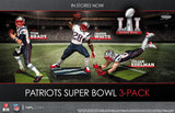 Patriots Super Bowl LI Champions Tom Brady, Edelman & White (Action Figure 3-Pack) McFarlane - Fan Shop TODAY