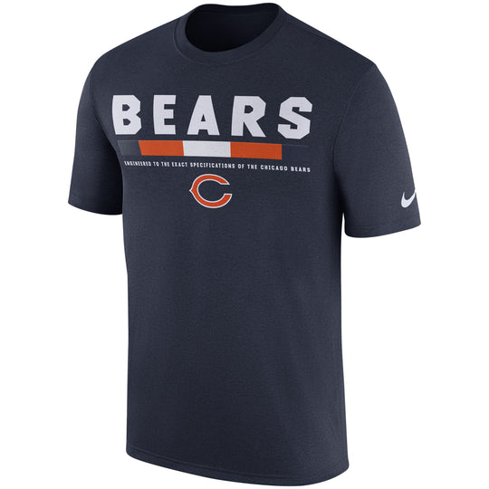 Chicago Bears Nike Legend On Field Staff T-Shirt - Fan Shop TODAY