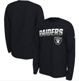 Las Vegas Raiders Nike Sideline Line of Scrimmage Long Sleeve T-Shirt - Fan Shop TODAY