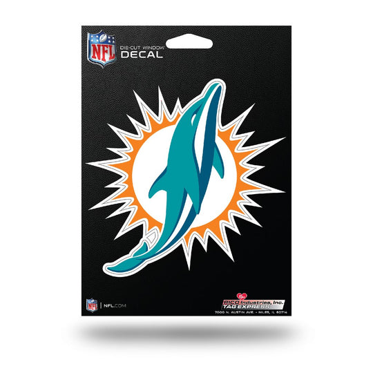 Miami Dolphins NFL Vinyl Cut Decal - Fan Shop TODAY