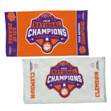 Clemson Tigers 2018 National Champions Locker Room Towel - Fan Shop TODAY