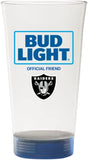 Las Vegas Raiders Bud Light Touchdown Glass - Blinking LED 24oz. - Fan Shop TODAY