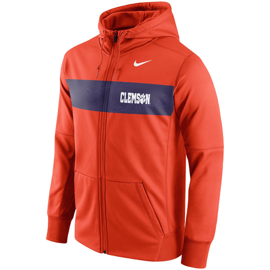 Clemson Tigers Nike Sideline Therma Full-Zip Hoodie - Fan Shop TODAY