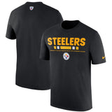 Pittsburgh Steelers Nike Sideline Legend Staff Performance T-Shirt - Fan Shop TODAY