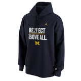 Michigan Wolverines ‘Re2spect Above All' Jordan Men's Pullover Hoodie - Fan Shop TODAY