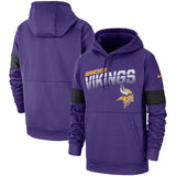 Minnesota Vikings Nike Sideline Team Logo Performance Pullover Hoodie - Fan Shop TODAY