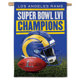 Los Angeles Rams Super Bowl LVI Champions 2-Sided Banner Flag 28" x 40" - Fan Shop TODAY